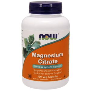 Now Magnesium Citrate, 120 капс.