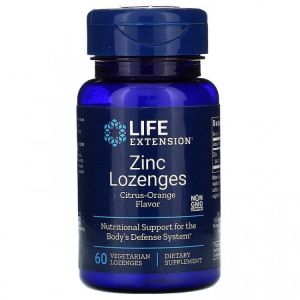 Life Extension Zinc, 60 леденцов.