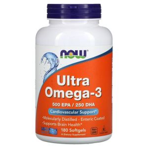 Now Ultra Omega-3, 180 капс.