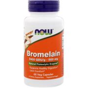 Now Bromelain 2400GDU/500 мг., 60 капс.