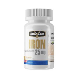 Maxler Iron 25 мг., Bisglycinate Chelate, 90 капс.