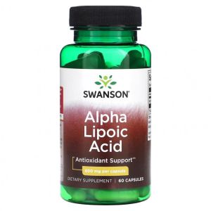Swanson Alpha Lipoic Acid 600 мг., 60 капс.