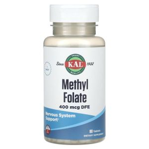 KAL Methyl Folate 400 мкг, 90 капс.