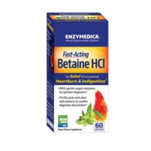Enzymedica Betaine HCI, 60 капс.