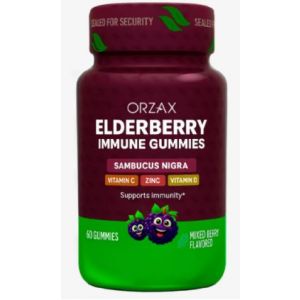 Orzax Elderberry Immune Gummies, 60 жев.табс