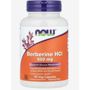 Now Berberine HCL 500 мг, 90 капс.