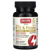 Jarrow Formulas Methyl B-12 & Methyl Folate, 100 жев. таб.