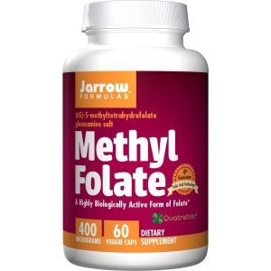 Jarrow Formulas Methyl Folate 400 мкг., 60 капс.