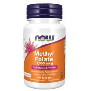 Now Methyl Folate 1000 мкг, 90 таб.